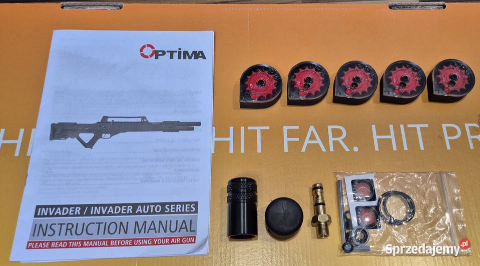 Wiatrówka PCP Hatsan Invader Auto 55 mm Poręba
