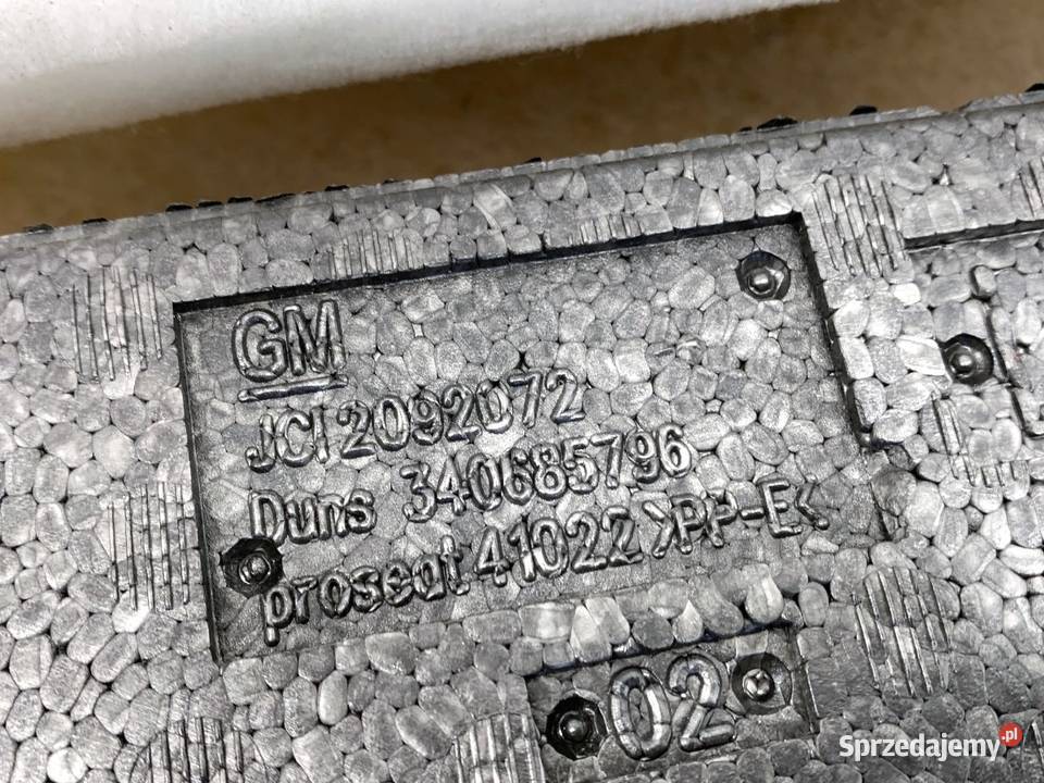 BOCZEK DRZWI LEWY PRZÓD OPEL ZAFIRA C Minivan