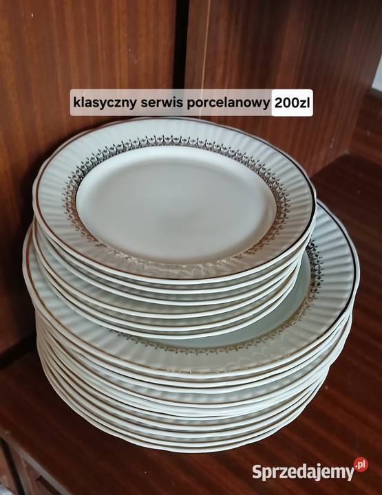 Porcelanowe talerze Hrubieszów