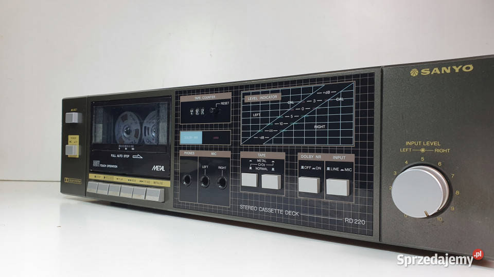 SANYO RD 220 magnetofon deck Międzychód sprzedam