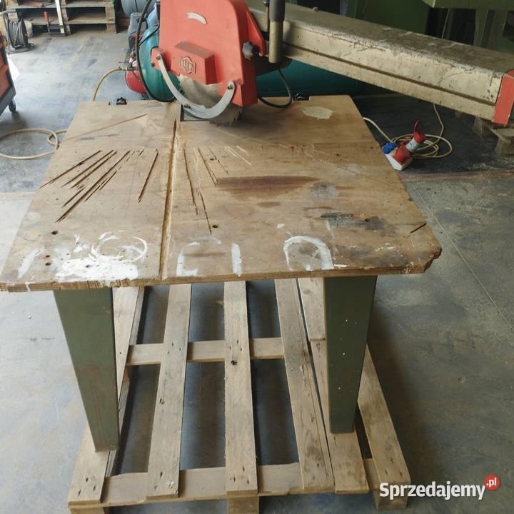 Piła radialna Harwi Silnik 22 kw 380 volt Boronów