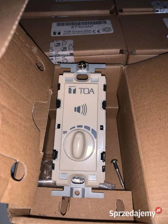 TOA Electronics AT603AP wall mounted attenuator