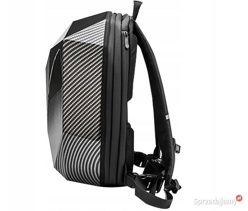 PLECAK MOTOCYKLOWY LED ANIMACJE TWARDY GARB