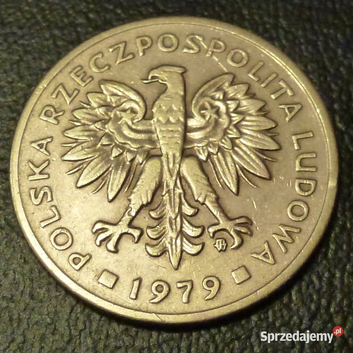 Moneta 2 złote z 1979 r z obiegu okres PRL Warszawa