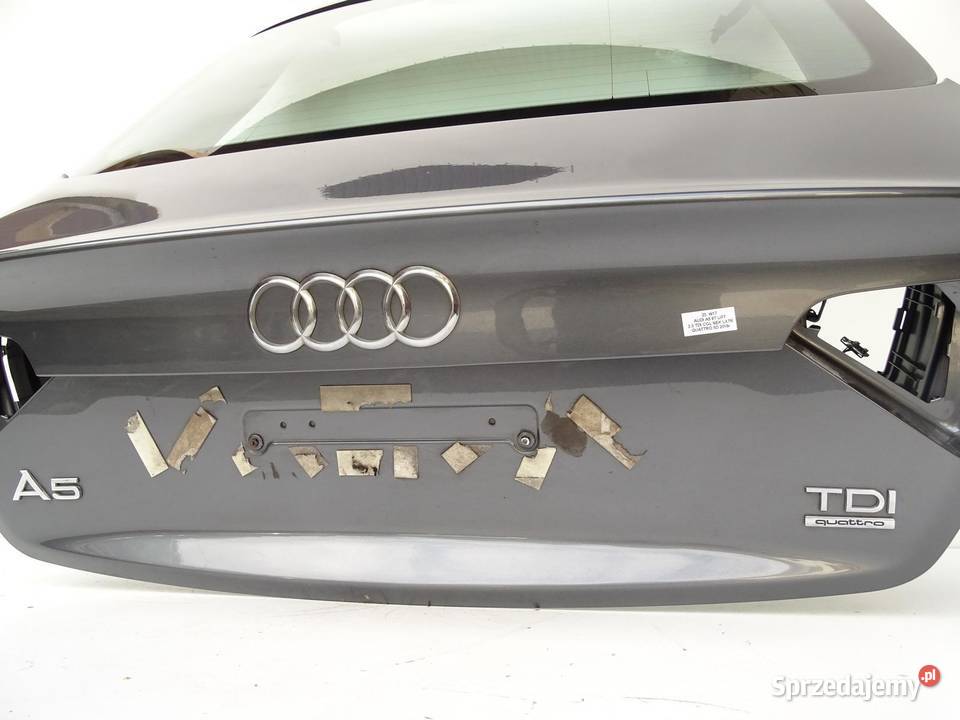 KLAPA TYŁ TYLNA BAGAŻNIKA Z SZYBĄ LX7R AUDI A5