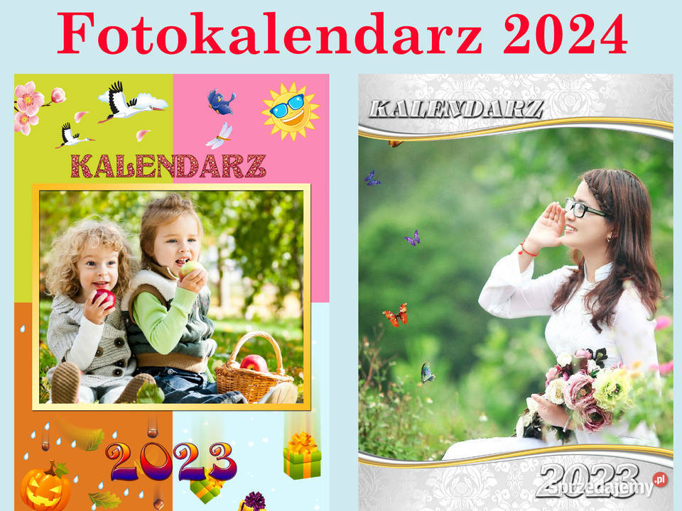Kalendarz 2024 13 kart Fotokalendarz 2024 format Dom i Ogród śląskie Częstochowa