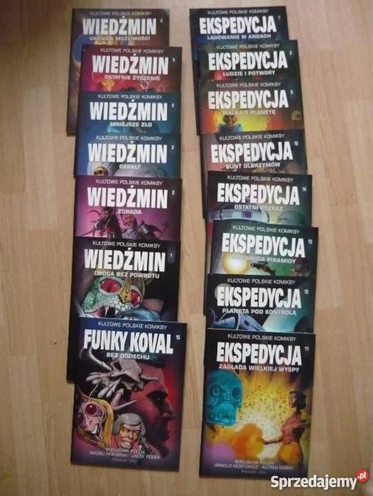 15 Tomów KULTOWE POLSKIE KOMIKSY Ekspedycja Warszawa