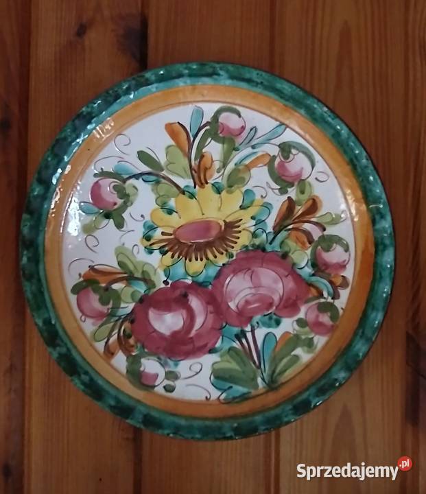 Talerze włoskie ręcznie wykonane trio