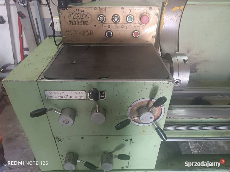 Tokarka tum 35 D Produkcja Częstochowa