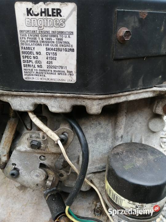 Silnik Kohler 15 traktorek john deere z pompą Stare Wierzchowiska