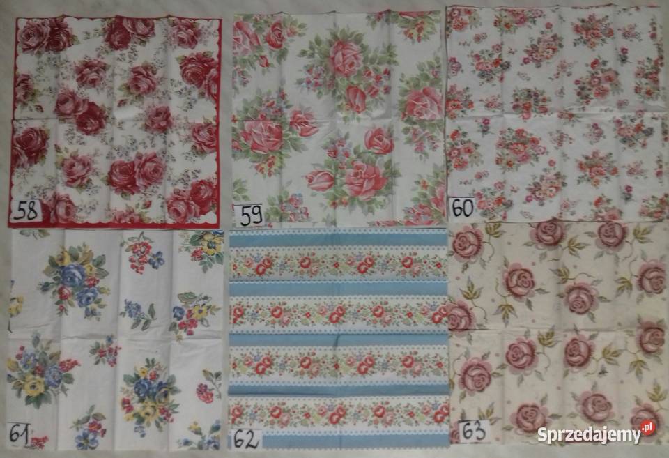 Serwetki decoupage dziewczynki kwiaty ornamenty sprzedam