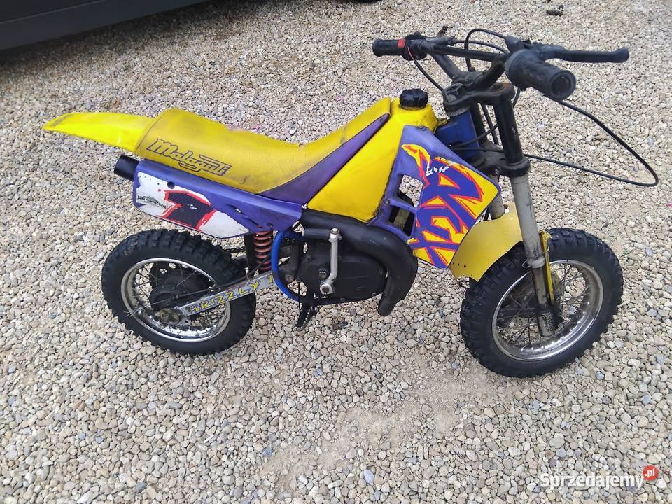 Mini cross malaguti grizzli 50 dwusuwowy