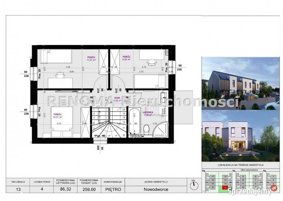 Dom szeregowy Supraśl Aleja Spacerowa 8632m2 Sprzedaż