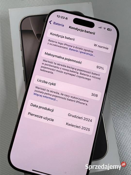 iPhone 16 pro piaskowy Nowe Miasto Lubawskie