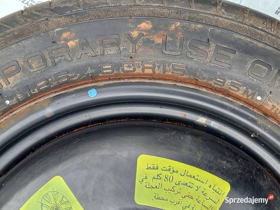 PEUGEOT 207 CITROEN C3 koło dojazdowe 1258015 Kielce sprzedam