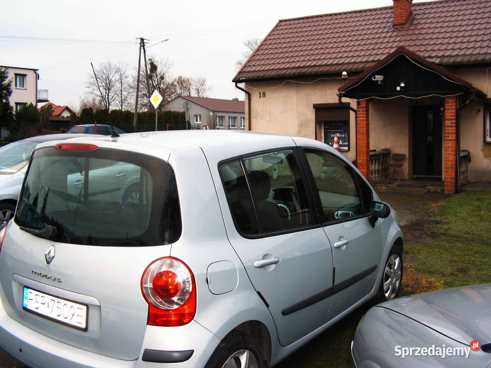 Renault Modus 15 DCI 68 2005 r elektryczne lusterka wielkopolskie Września sprzedam