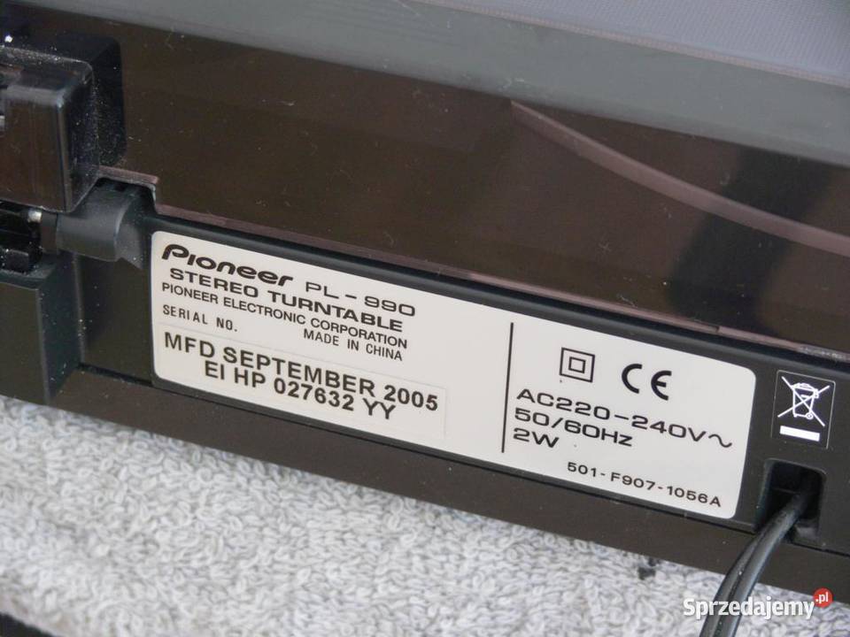 Gramofon Pioneer 990 automat przedwzmacniacz Jasło