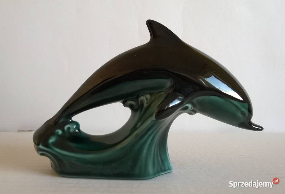 Figurka Porcelanowa Porcelana Delfin Poole