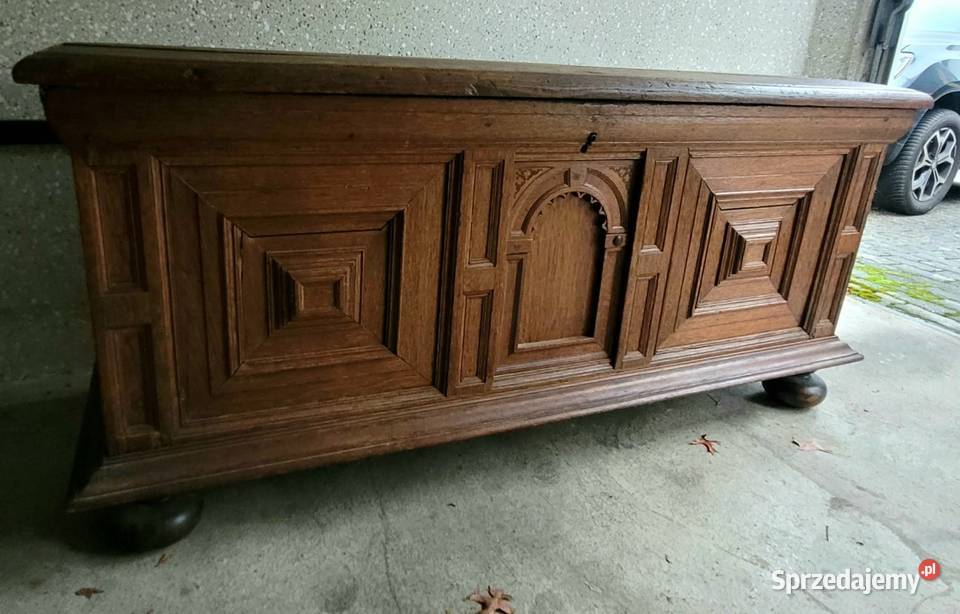 SKRZYNIA DREWNIANA DUŻA Nysa