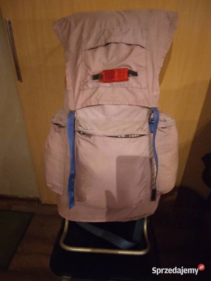 PRL Plecak ze Stelażem Polsport Średni Czerwony Bydgoszcz