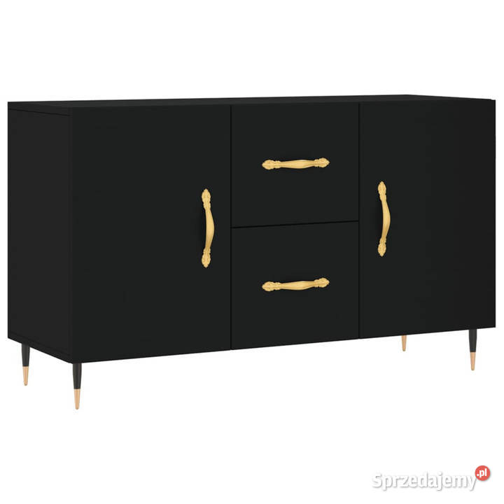 Komoda czarna 100x36x60 materiał drewnopochodny mazowieckie Warszawa