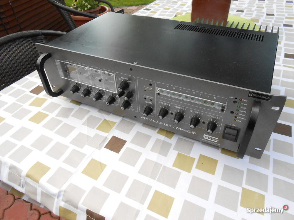 Wzmacniacz Elektronika WM5246 mocy z eliminatore Skoczów sprzedam