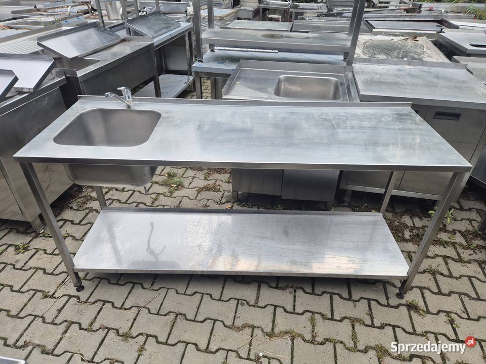 Zlew Gastronomiczny 1 Komorowy z Półką 1806085 B Ostrów Wielkopolski