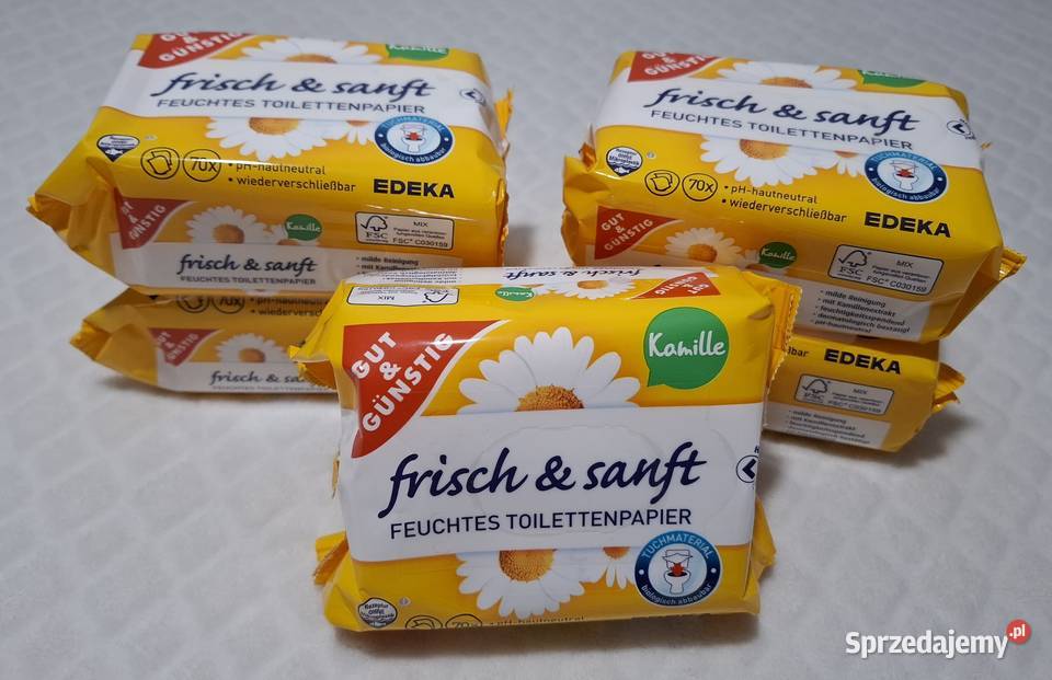 Nawilżany papier toaletowy spłukiwalny 70 Czeladź
