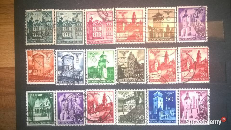 znaczki NIEMCY zestaw 92 stemplowane Warszawa