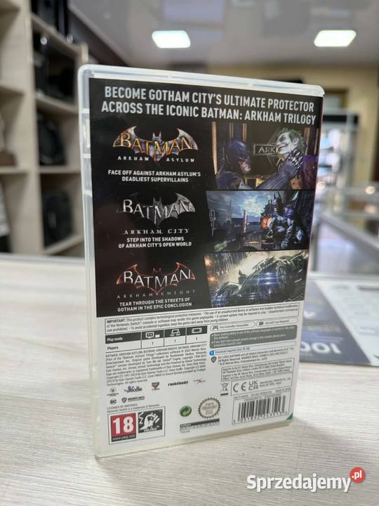 Batman Arkham Trilogy Nintendo Switch pudełkowa Elbląg