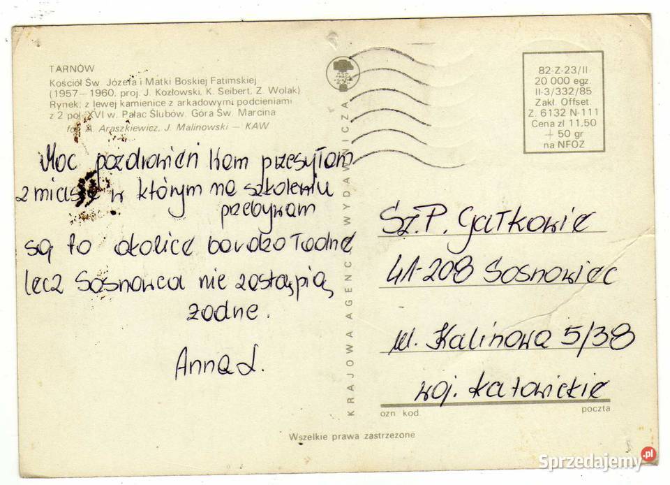 TARNÓW 1 POCZTÓWKA WIELOWIDOKOWA Krynki sprzedam