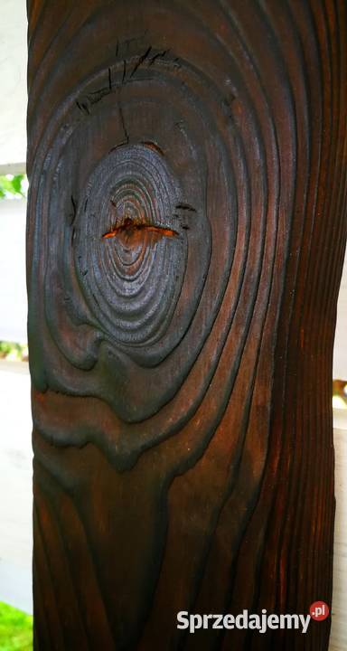 Rama lustra drewniana vintage opalona sielskie świętokrzyskie Radków sprzedam