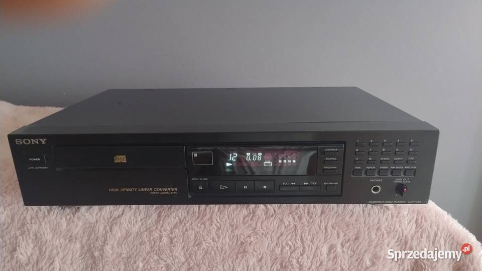 Odtwarzacz CD Sony cdp 395 podkarpackie Trzebuska