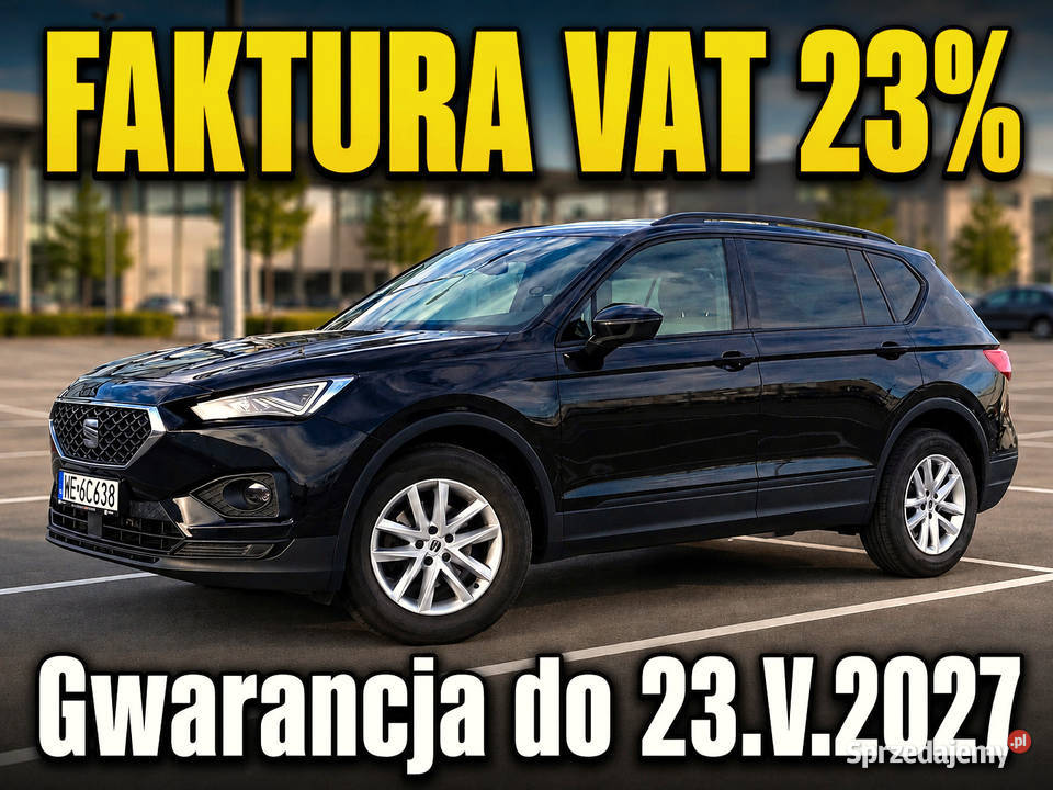 SEAT Tarraco 15TSI 150 Style Polski Salon Fa 150KM Poznań sprzedam