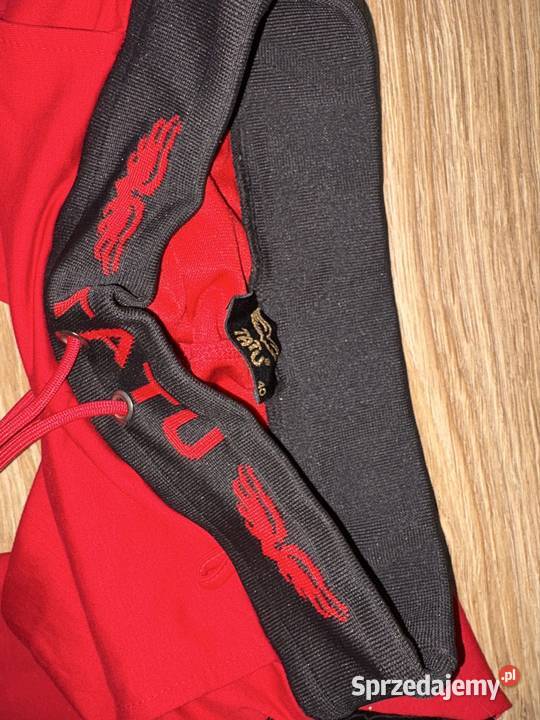 Dres TATU z cyrkoniami spodnie bluza SM czerwony Wrocław