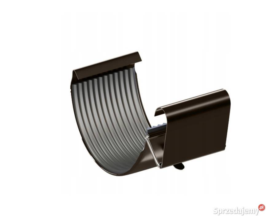 Krop złączka rynny 130 mm brąz metal Białystok