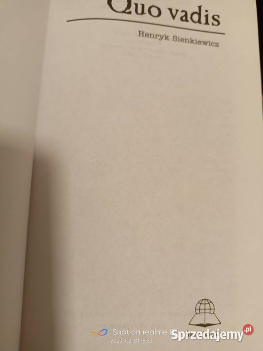 Quo vadis Sienkiewicz pozytywizm lektury szkolne