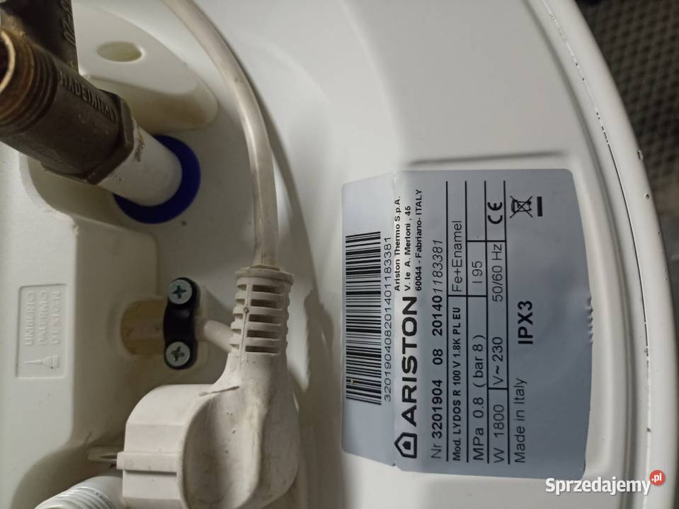 Bojler elektryczny ARISTON 90 l wielkopolskie Borek Wielkopolski