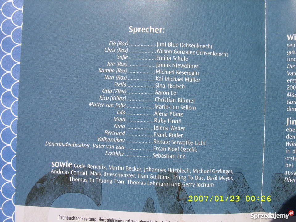 CD GANGSDER HORVERLAG Wołów