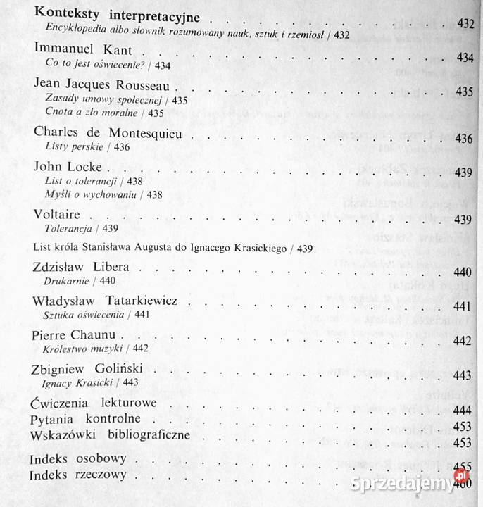 Literatura Starożytność oświecenie Maria Chełm