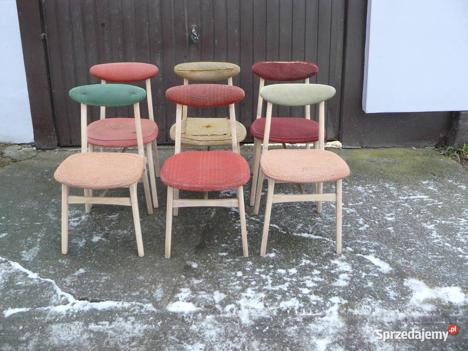 Stare krzesła projR Hałas małopolskie