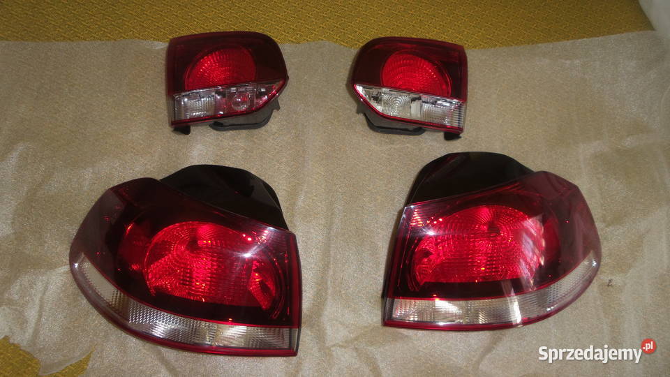 Vw Golf VI GTI lampy tynie komplet Europa Czarnt Łódź