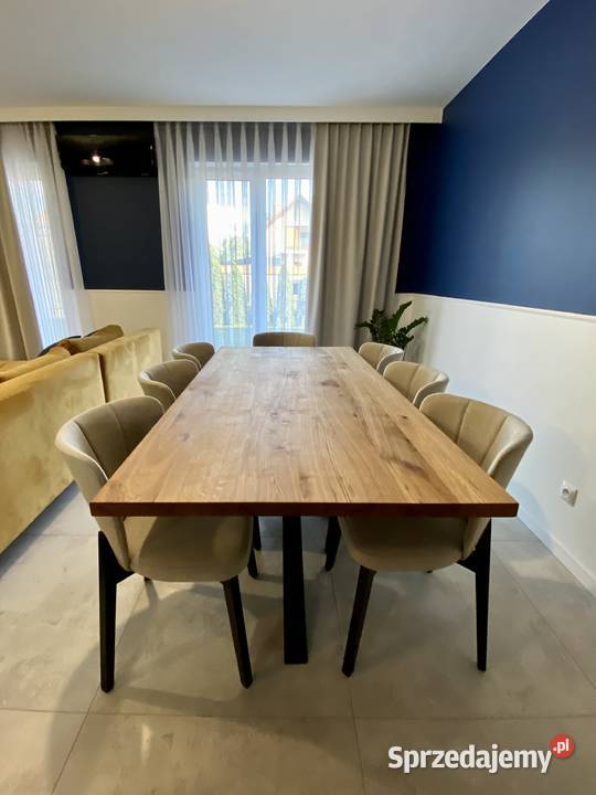 Stół dębowy drewniany 300 rozkładany pająk Konstancin-Jeziorna