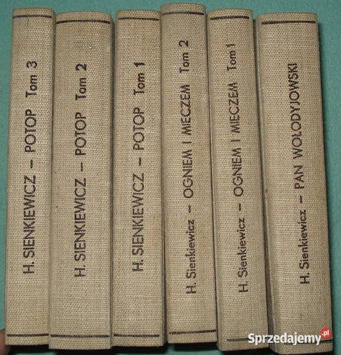 Henryk Sienkiewicz Potop tom123 mazowieckie Warszawa