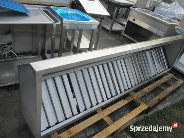 OKAP GASTRONOMICZNY SKOŚNY Z FILTRAMI 2607035 wielkopolskie Ostrów Wielkopolski sprzedam