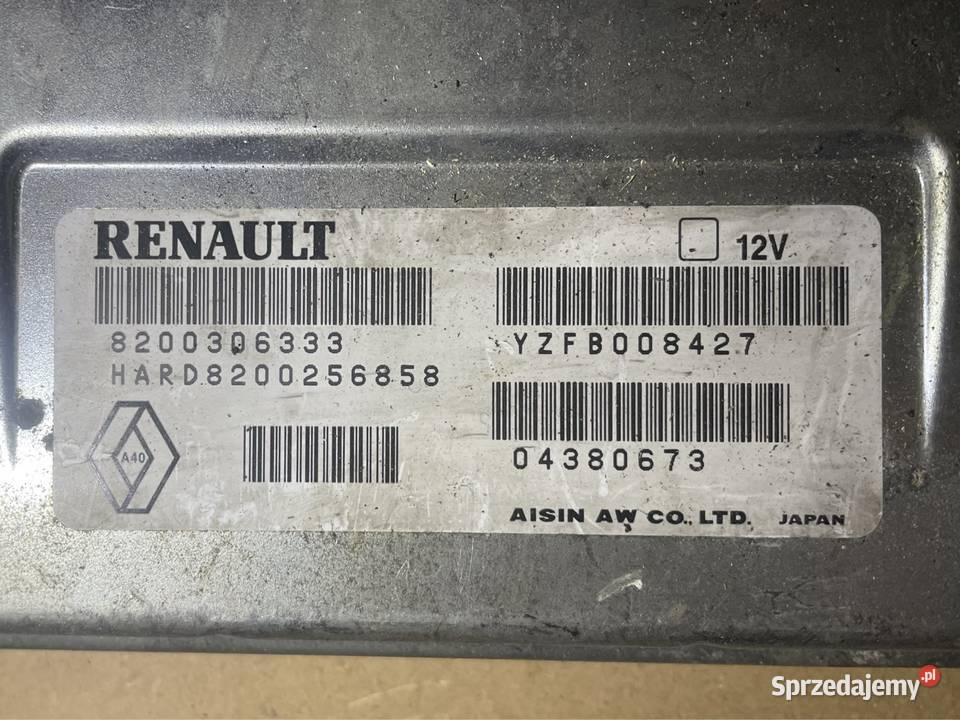 8200306333 komputer sterownik skrzyni renault Szczecin
