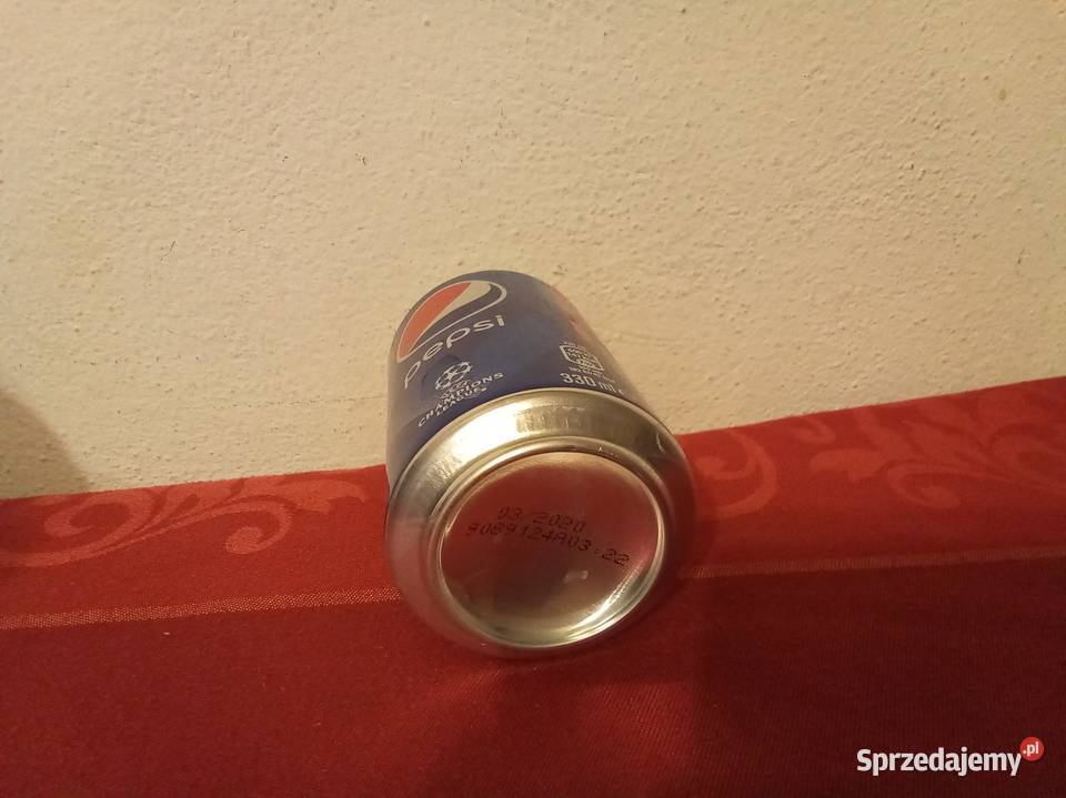 Pepsi Lionel Messi pusta puszka kolekcjonerska Warszawa