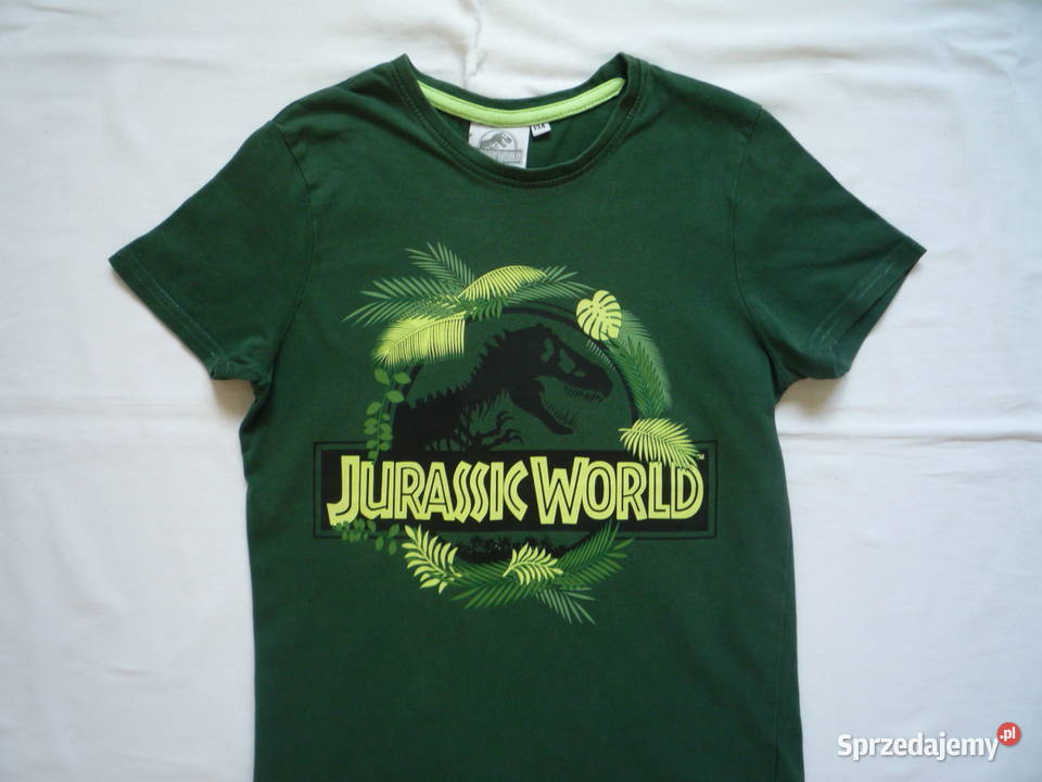 Jurassic World 134 Zielona koszulka Dinozaur zachodniopomorskie Szczecin sprzedam