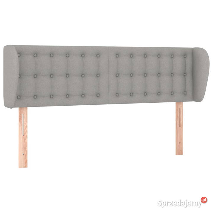 Zagłówek uszak jasnoszary 147x23x7888 tkanina Warszawa sprzedam
