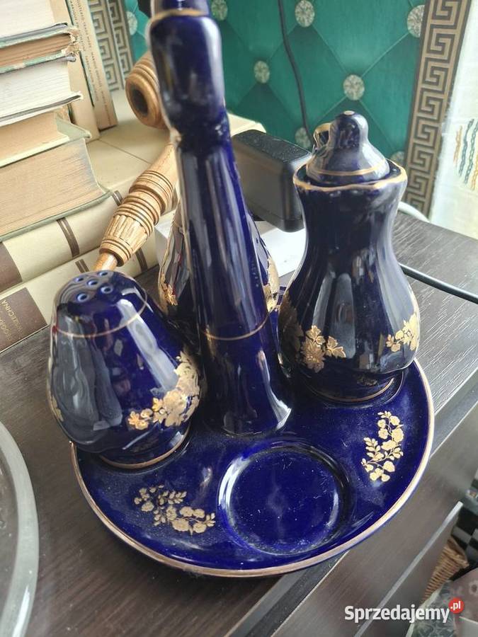 Kabaret porcelana kobalt Warszawa